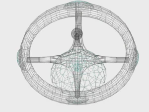 futuristic chandelier 3D Model