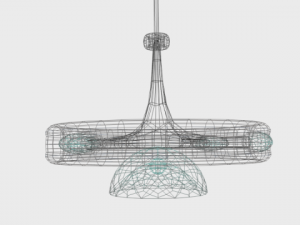 futuristic chandelier 3D 모델