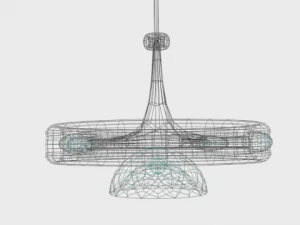 futuristic chandelier 3D Model