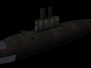 submarine project 636 3D Модель