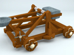 품질 투석기 버전 1 3D 모델