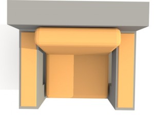 modern armchair lowpoly 3D मॉडल