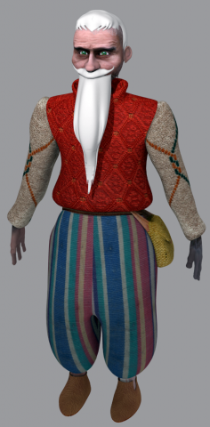 magician 3D 模型 .c4d .max .obj .3ds .fbx .stl .blend