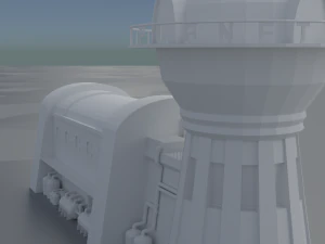 budynek ekspresu planetarnego Model 3D