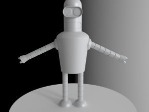 bender - high- and lowpoly Model 3D