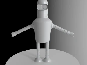 bender - poli alto e baixo Modelo 3D