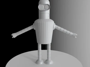bender - high- and lowpoly 3D Model