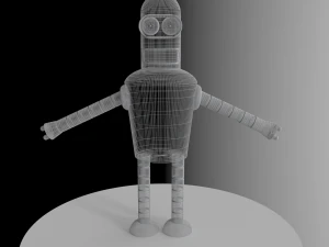 bender - high- and lowpoly 3D Model
