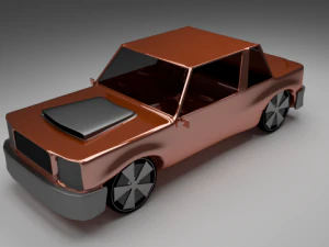 carro simples Modelo 3D