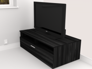 sony bravia tv  simple tv stand 3D मॉडल