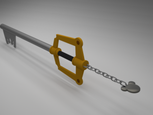 soras keyblade from kingdom hearts 3D 모델