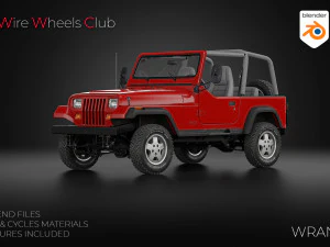 1987 Jeep Wrangler 3D Modell