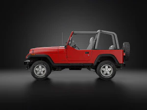 1987 Jeep Wrangler 3D Model