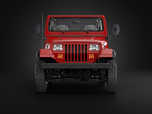 1987 Jeep Wrangler 3D Model
