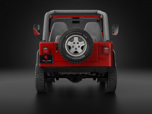 1987 Jeep Wrangler 3Dモデル