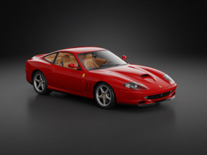 1996 Ferrari 550 Maranello 3D Model