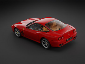 1996 Ferrari 550 Maranello 3D Model