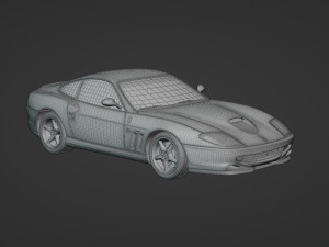 1996 Ferrari 550 Maranello 3D Model