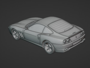 1996 Ferrari 550 Maranello 3D Model
