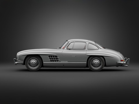 1954 Mercedes 300SL Gullwing 3Dモデル