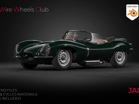Jaguar XKSS 1957 Modèle 3D