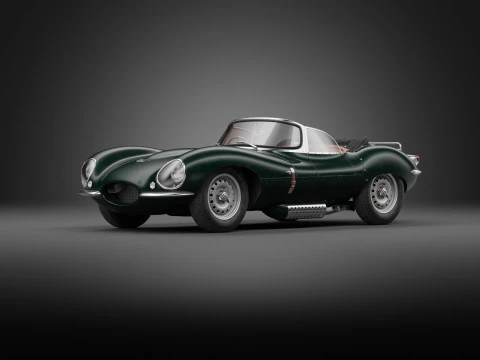 1957 Jaguar XKSS 3D Model