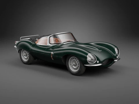 1957 Jaguar XKSS 3D Model