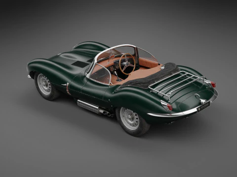 1957 Jaguar XKSS 3D Model
