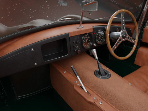 1957 Jaguar XKSS 3D Model