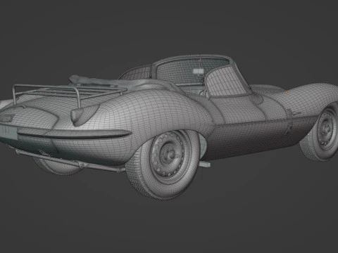 1957 Jaguar XKSS 3D Model
