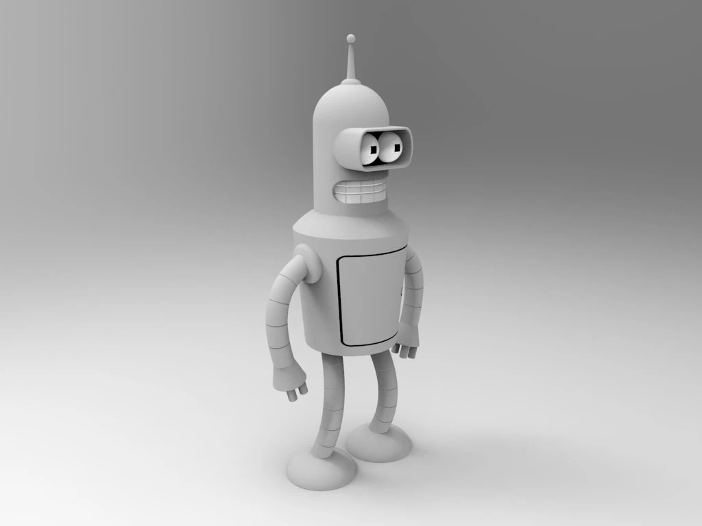 bender bending rodriguez 3D Model .c4d .max .obj .3ds .fbx .stl .blend 