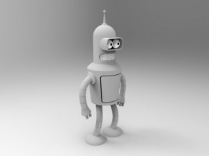 bender bending rodriguez 3D Model