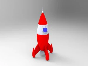 toy rocket 3D Model