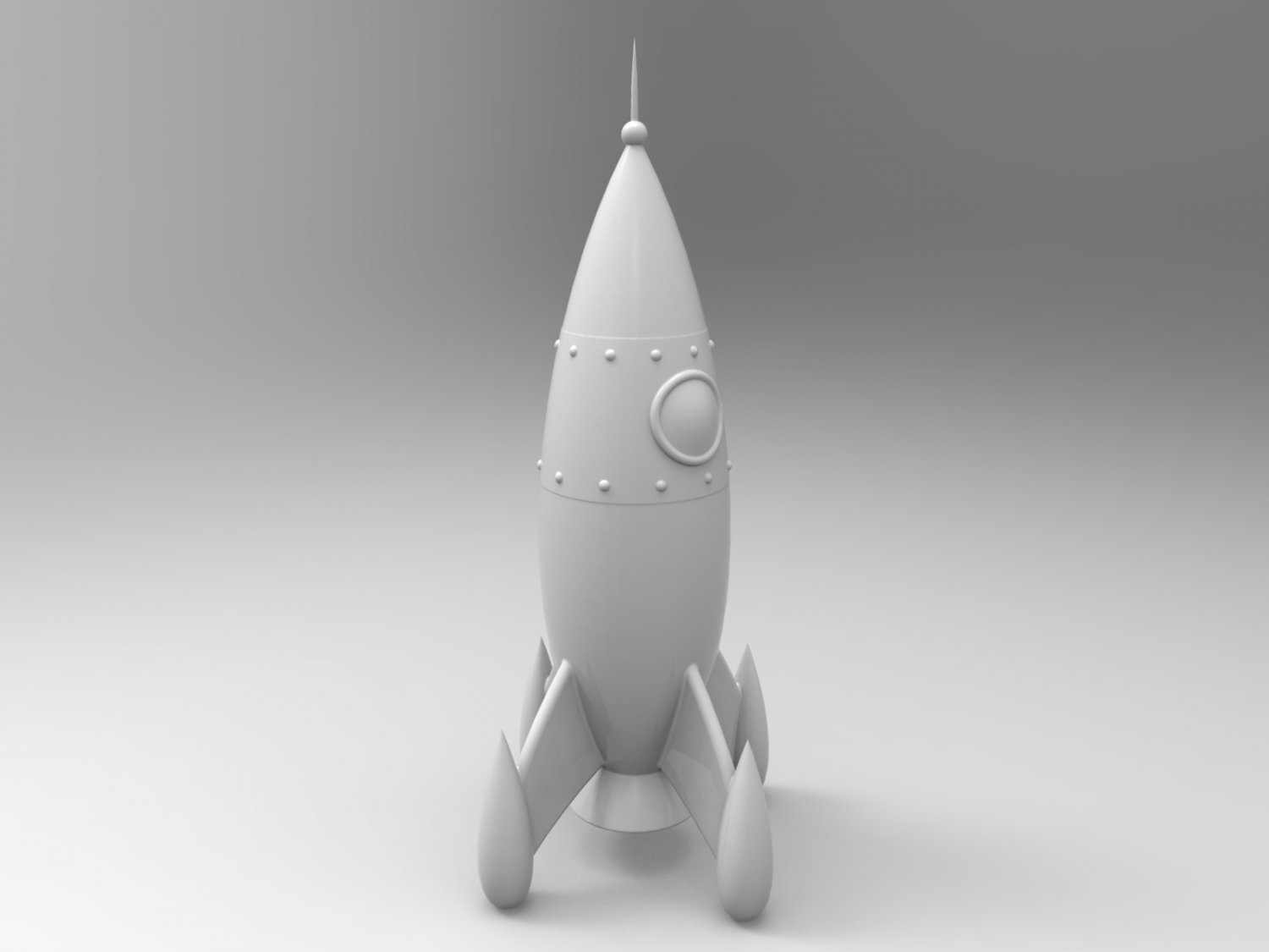 Toy Rocket 3D Model in Toys 3DExport