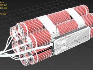 dynamite 3D Model