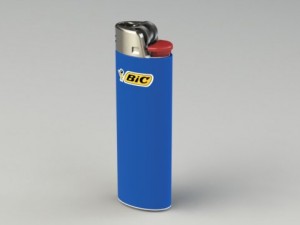 bic lighter Modelo 3D