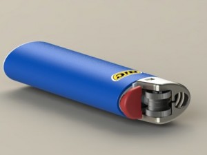 bic lighter Modelo 3D