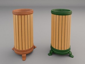 trash can Modelo 3D