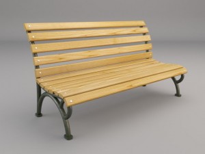 bench 3D-Modell