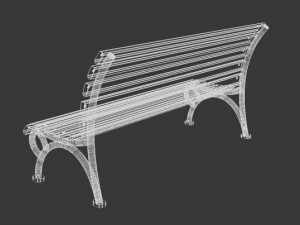 bench 3D-Modell