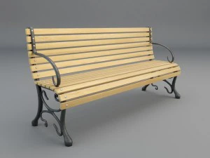 ławka Model 3D