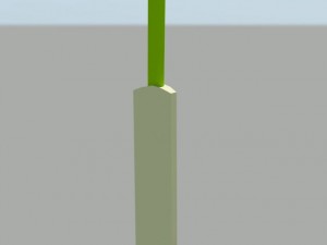 bat and ball 3D-Modell