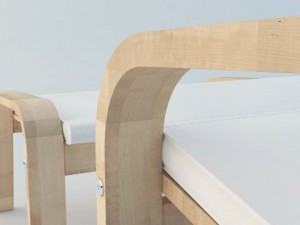 ikea armchair poeng 3D मॉडल