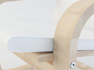 ikea armchair poeng 3D मॉडल