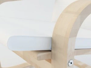 ikea armchair poeng 3D Model