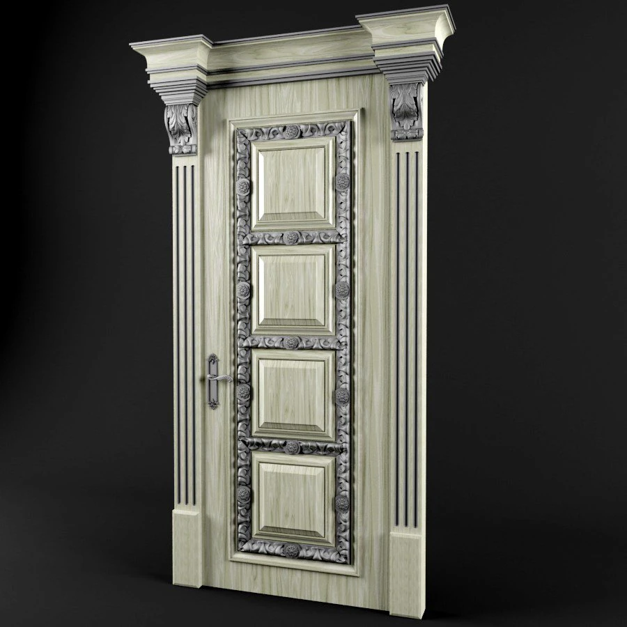 door 3D Model .c4d .max .obj .3ds .fbx .stl .blend 