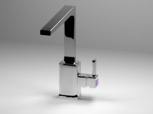 waterworks modern faucet Model 3D