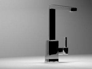waterworks modern faucet Modèle 3D