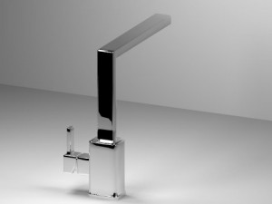 waterworks modern faucet Modèle 3D