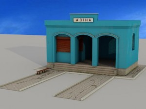 passenger pavilion 1 Modelo 3D